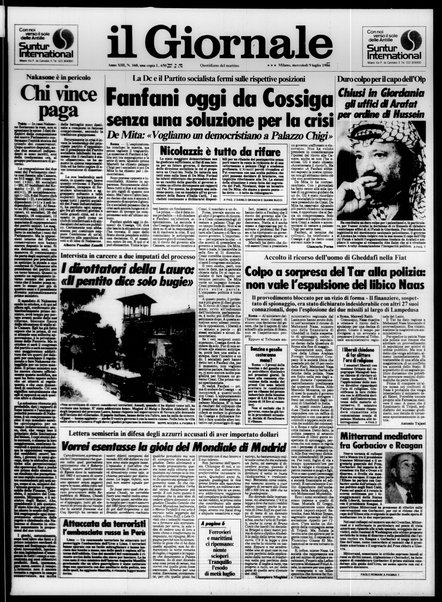 Il giornale : quotidiano del mattino